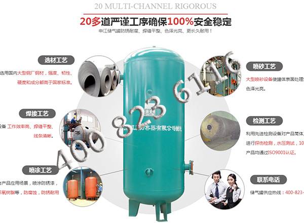 申江储气罐确保100%安全稳定